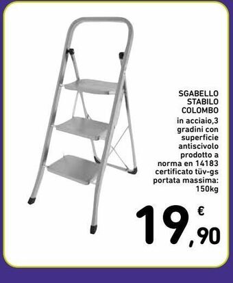 Sgabello stabilo colombo
