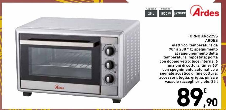 Forno ardes ar6225s offerta di Spazio Conad