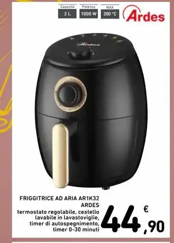 Spazio Conad Friggitrice a aria ardes ar1k32 offerta