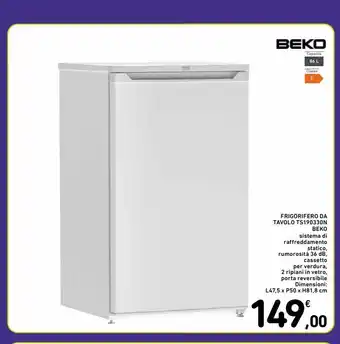 Spazio Conad Frigorifero da tavolo ts190330n beko offerta