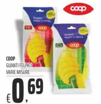 Coop Coop Guanti Felpati varie misure offerta
