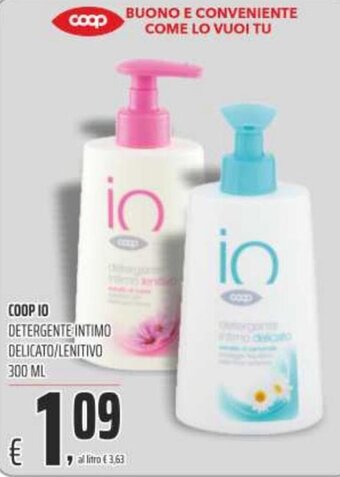 Coop Coop io Detergente Intimo Delicato/Lenitivo 300 ml offerta