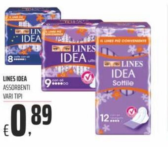 Coop Lines Idea Assorbenti vari tipi offerta