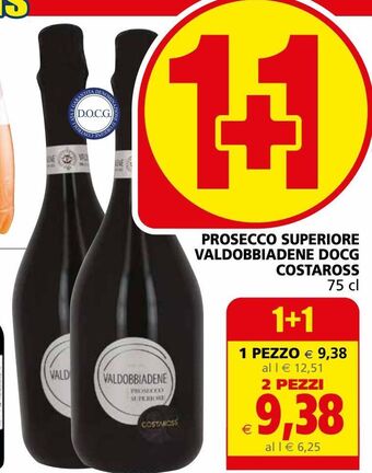 Prosecco superiore valdobbiadene docg costaross