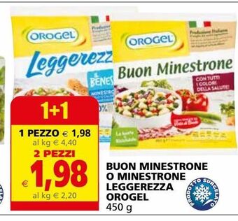 Il Gigante Buon minestrone o minestrone leggerezza orogel offerta