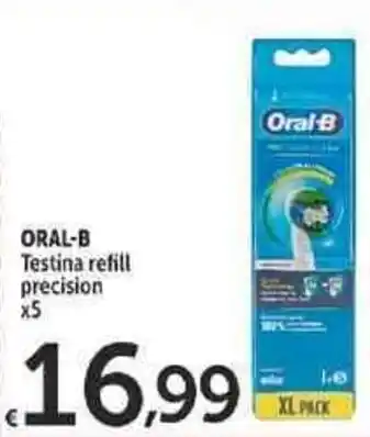 Carrefour Market Oral-B Testina Refill Precision x 5 offerta