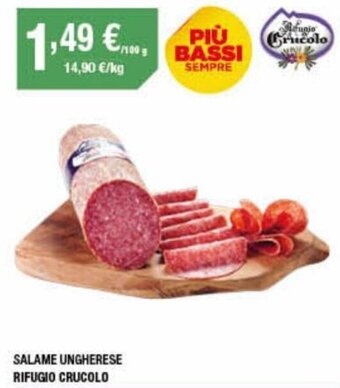 Poli Rifugio Crucolo Salame Ungherese offerta