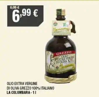 Poli La Colombara Olio Extra Vergine Di Oliva Grezzo 100% Italiano 1L offerta