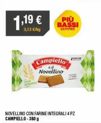 Campiello Novellino con Farine Integrali 4 pz 380 g