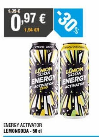Lemonsoda Energy Activator 50 cl