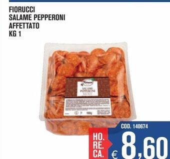 Adhoc Fiorucci salame pepperoni affettato offerta