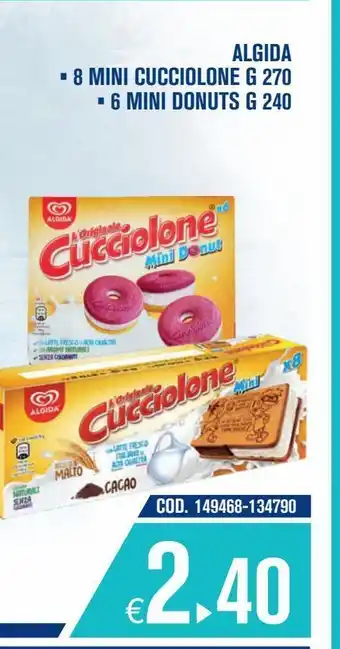 Algida 8 mini cucciolone / 6 mini donuts