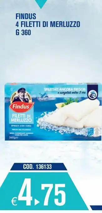 Findus 4 filetti di merluzzo