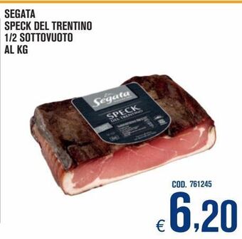 Segata speck del trentino 1/2 sottovuoto
