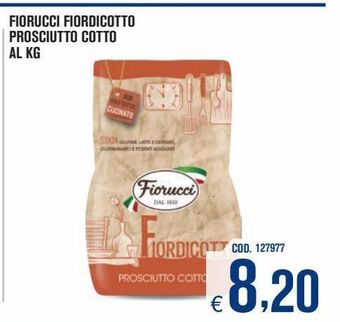Adhoc Fiorucci fiordicotto prosciutto cotto offerta