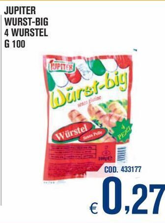 Jupiter wurst-big 4 wurstel