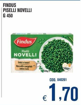Adhoc Findus piselli novelli offerta