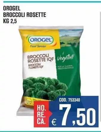 Adhoc Orogel broccoli rosette offerta