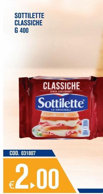 Sottilette classiche