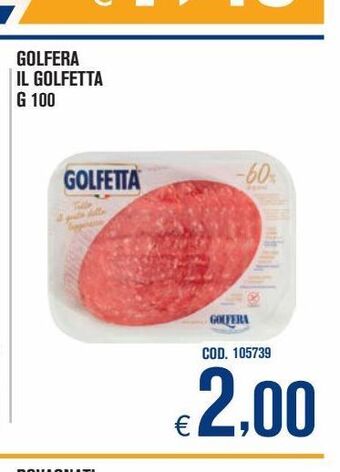 Golfera il golfetta g 100