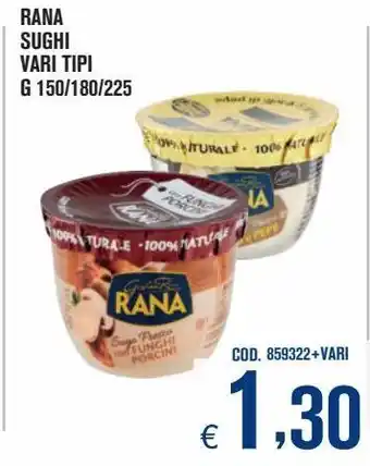 Rana sughi vari tipi g150/180/225