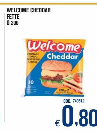 Adhoc Welcome cheddar fette offerta