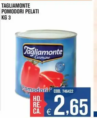 Tagliamonte pomodori pelati kg 3