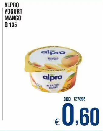 Alpro yogurt mango g135