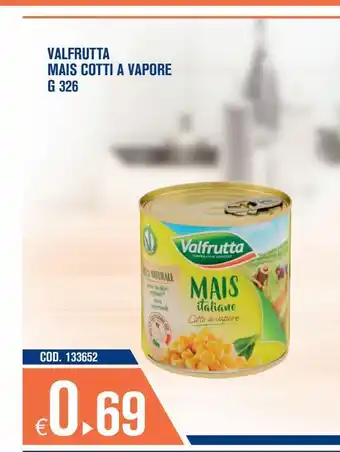 Adhoc Mais cotti a vapore g 326 valfrutta offerta