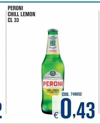 Adhoc Peroni chill lemon cl 33 offerta