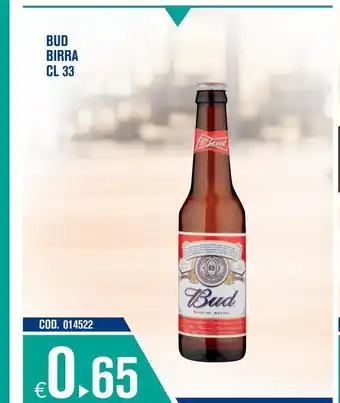 Adhoc Birra bud cl 33 offerta