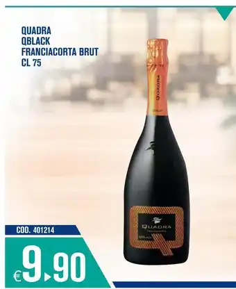 Adhoc Quadra qblack franciacorta brut offerta
