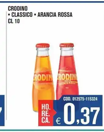 Crodino calssico * arancia rossa cl 10