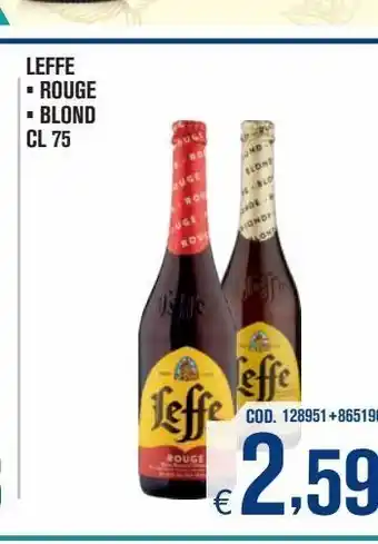 Adhoc Leffe rouge blond cl 75 offerta
