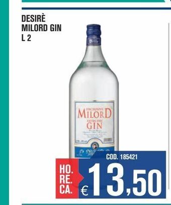 Adhoc Desirè milord gin l 2 offerta
