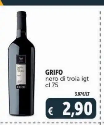 Grifo vino nero di troia igt cl 75