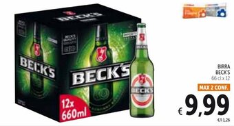 Spazio Conad Beck's Birra 66 cl x 12 offerta