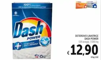 Dash Power Detersivo Lavatrice 118 lavaggi, 7,080 kg