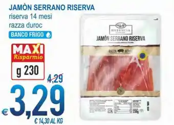 MD Discount Jamòn Serrano Riserva g 230 offerta
