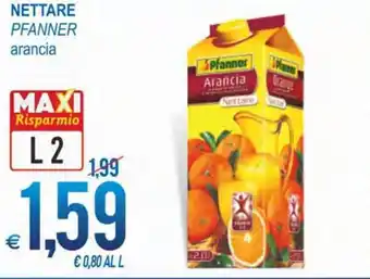 MD Discount Pfanner Nettare arancia L 2 offerta