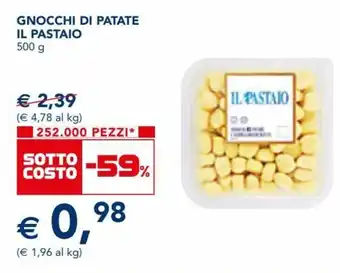 Esselunga Il Pastaio Gnocchi Di Patate 500 g offerta