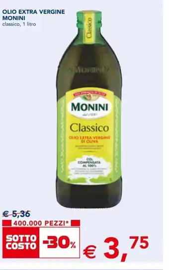 Esselunga Monini Olio Extra Vergine classico, 1 litro offerta