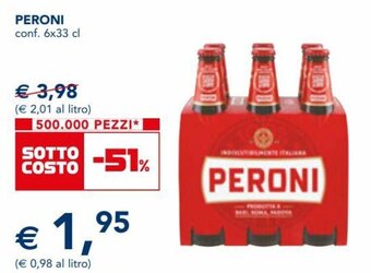 Esselunga Peroni conf. 6x33 cl offerta