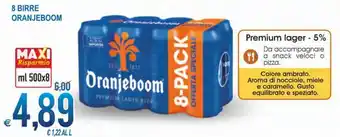 MD Discount Oranjeboom 8 Birre ml 500x8 offerta