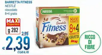 MD Discount Nestlè Barretta Fitness cioccolato 8+4 gratis g 282 offerta
