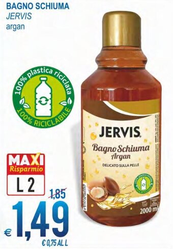 MD Discount Jervis Bagno Schiuma argan L 2 offerta