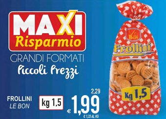 MD Discount Le Bon Frollini kg 1,5 offerta