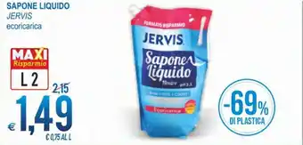 MD Discount Jervis Sapone Liquido ecoricarica L 2 offerta