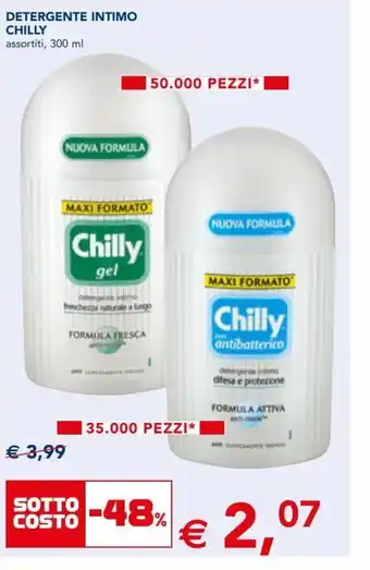 Esselunga Chilly Detergente Intimo assortiti, 300 ml offerta