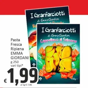 Paghi Poco Emma Giordani Pasta Fresca Ripiena 250 g offerta